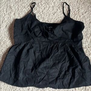 Old Navy Black babydoll top. new without tags